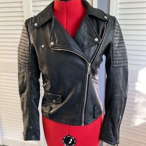 Zara Woman Leather Moro Jacket